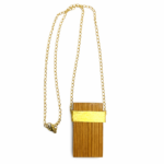 Colar wood RETANGULAR PEQUENO - Image 2