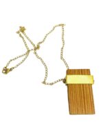 Colar wood RETANGULAR PEQUENO - Image 3